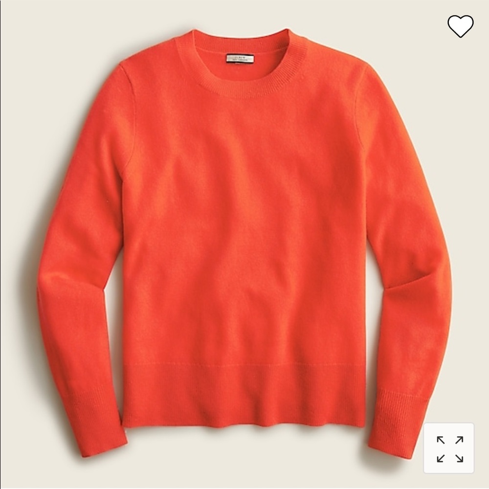 J Crew Cashmere classic-fit crewneck sweater